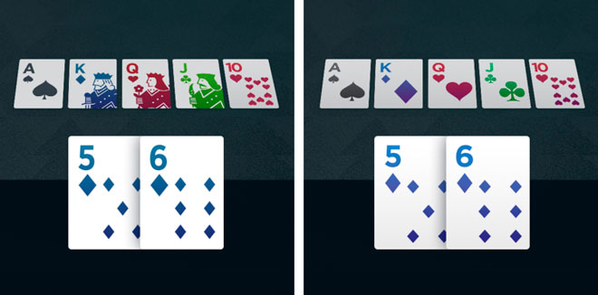 Дизайн карт покерного рума ROI